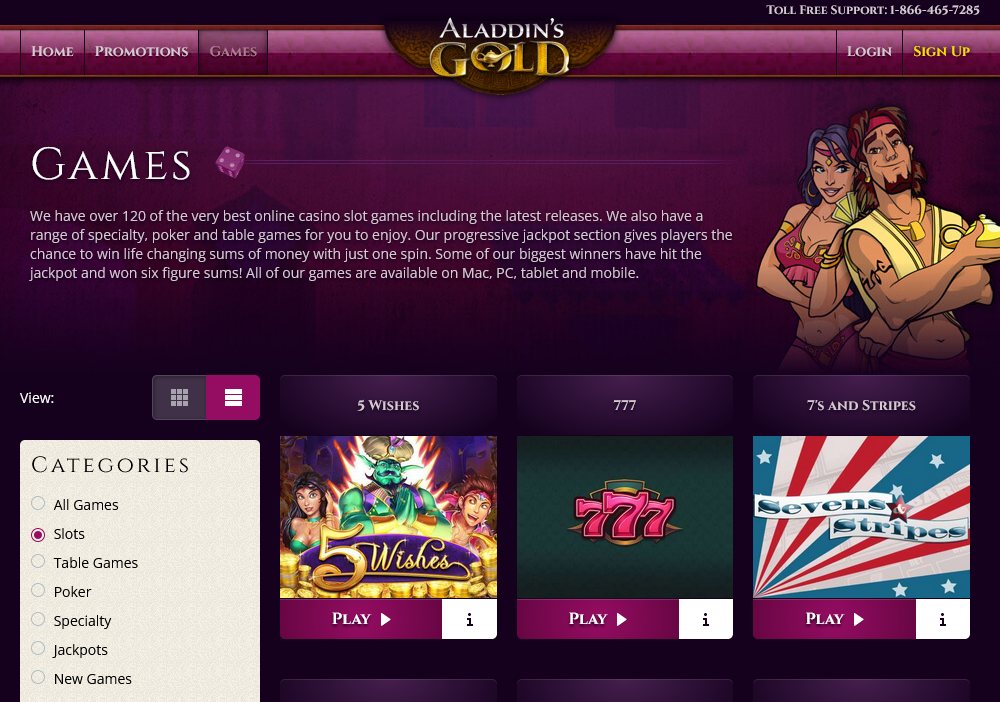 Aladdins Gold Casino