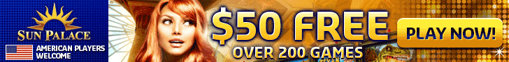 Sun Palace Casino $50 FREE!